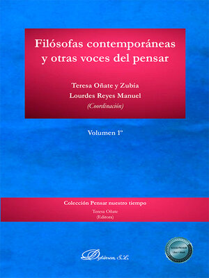 cover image of Filósofas contemporáneas y otras voces del pensar, Tomo I